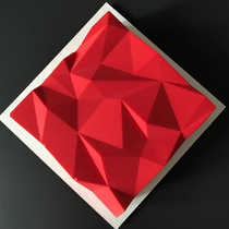 Honey Qi Wind Square Diamond Grain Silica Gel Silicone Gel 14 2cm Cake West Point Mould manufacturer 2023