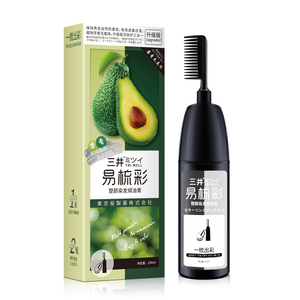 一梳彩植物泡沫流行染发剂200g