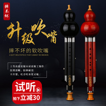 Full mahogany professional playing type ebony gourd silk musical instrument Beginner C-tune Student grade test Self-study adult b-tune