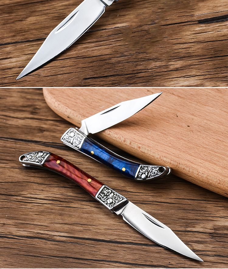 Ngoài trời Mini Pocket Knife Sabre EDC Portable Fruit Knife Folding Knife Portable Edge Sharp Dao tự vệ Dao gấp tự vệ - Công cụ Knift / công cụ đa mục đích