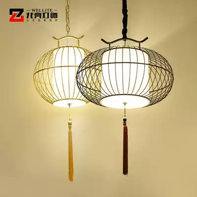 Chinese chandelier hotel Teahouse retro new Chinese chandelier Chinese style classical dining room lamps simple modern