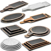 Melamine Korean barbecue dinner plate creative Japanese cuisine sushi plate rectangular presentation hot pot restaurant tableware dealer