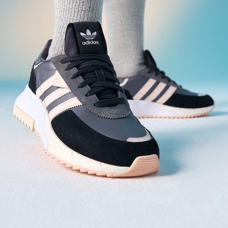 Authentic Adidas Adidas Trefoil Men's and Women's Thick-Soled Cushioning, Non-Slip, Wear-Resistant Casual Sports Shoes Hq4387