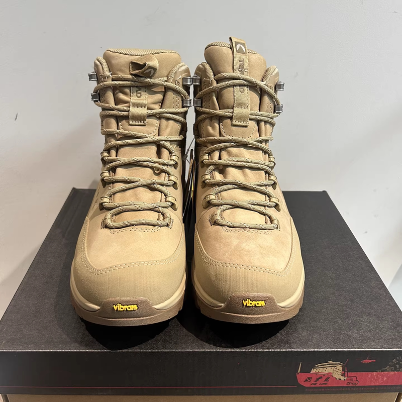 [Same Style as in the Mall] Pathfinder Outdoor Hiking Men's Gore-Tex Waterproof Vibram Wear-Resistant Mid-Top Hiking Shoes