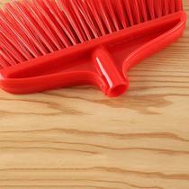 Sweeping single pole floor magnetic wood broom soft bristles household plastic solid wood broom brick soft bristles special cleaning