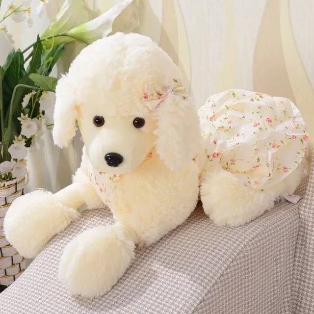 ງາມ poodle plush toy ສໍາລັບເດັກນ້ອຍ doll doll ຫມາຂະຫນາດນ້ອຍຂອງຂວັນວັນເກີດສໍາລັບເດັກຍິງ doll doll