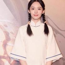 2024出租周也同款民国风女学生复古班服五四青年套装合唱舞台演讲