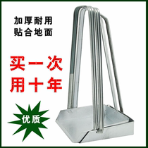Manufacturer cleaning iron dustpan iron dustpan single garbage shovel large thickened struggle sanitation factory dedicated