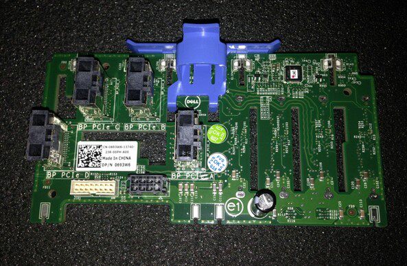 DELL Dell 693W6 R720 T620 PCIE 2:5 inch SSD server hard disk backplane