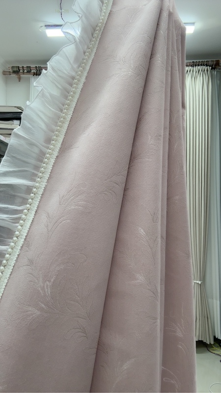 Pink Chenille Jacquard, 4m Pairs, 2.7 High Pink Chenille Jacquard, 4m Pairs, 2.7 High
