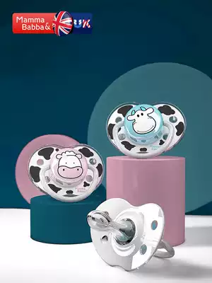 Pacifier newborn baby 3 months 6 months over one year old imitation breast milk super soft anti-flatulence baby sleeping artifact