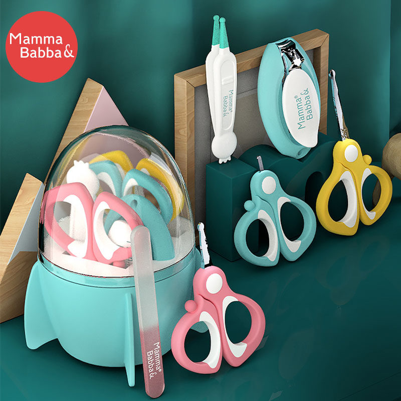 Newborn Special Nail Cut Newborn Anti-Nip Meat Baby Nail Knife Set Group Baby Grinders Child Nail Clippers