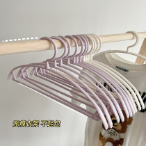 Girls Heart Screening Room Solid Color No Trace No Bubble Clothes Rack Household Clothes Storage Non-slip Plastic Clothes Holder