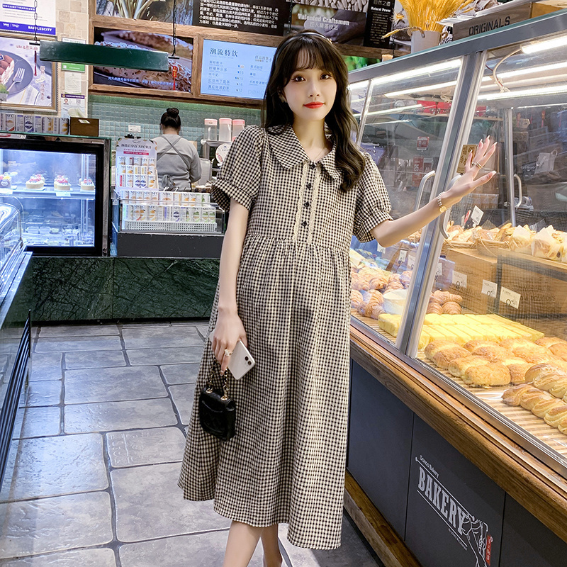 Maternity Dress for Women, Summer Cotton and Linen, Plus Size, 2026 New Style, Pregnancy Dress, French Style Maternity Wear, Trendy Maternity Dress for Women, Summer Cotton and Linen, Plus Size, 2026 New Style, Pregnancy Dress, French Style Maternity Wear, Trendy