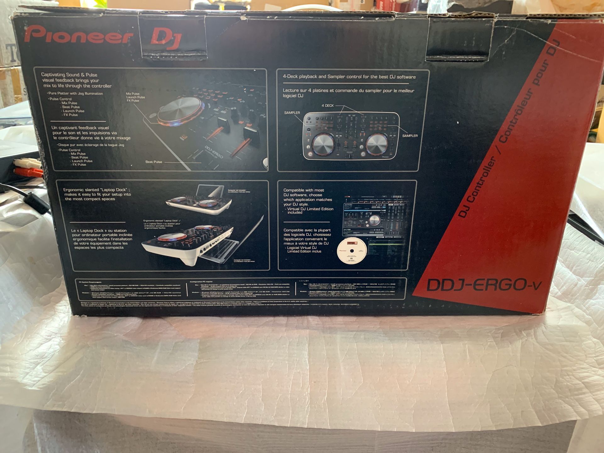Pioneer Pioneer DDJ-ERGO Digital home starter controller DJ controller All with packing spot