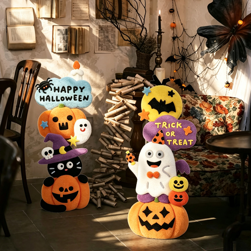 Halloween Decorations, Pumpkin Creative Ornaments, Photo Props, Shop and Bar Entrance Atmosphere Scene Setup