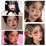 Наклейка, тату наклейки, xэллоуин, косплей, наряжаться