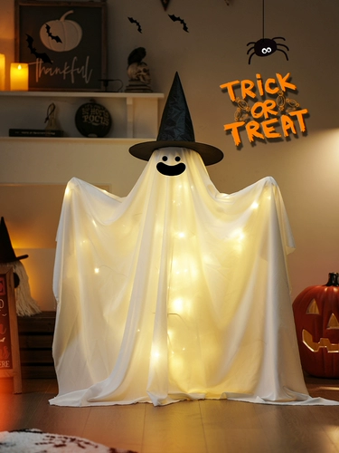 Хэллоуин ночь украшения светящиеся призрачные огни украшения бар вход атмосфера макет сцены магазин фотореквизит