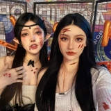 Наклейка, тату наклейки, xэллоуин, косплей, наряжаться