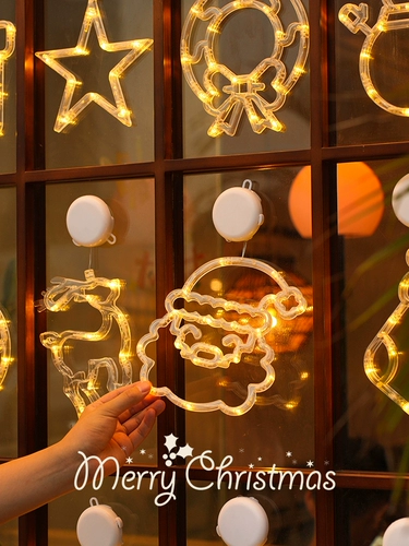 Рождественские украшения красочные световые гирлянды Светодиодные декоративные фонари Рождественские украшения подвески атмосфера подвески для расположения сцен