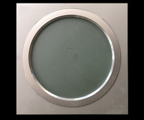 Lamp Warm Bath Bully 8 Inch Round Frosted Glass Lighting Hood Housing Two Lights Bathrobe Lampshades 4 Light Bath Bully Lighting Accessories