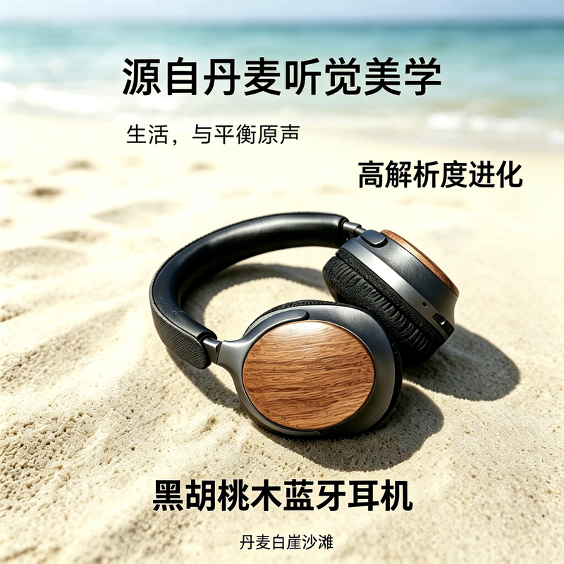 Dreammaple Head-Mounted Bluetooth Active Noise-Cancelling Headphones Mc620 High-Resolution Evolution Black Walnut Wood Dreammaple Head-Mounted Bluetooth Active Noise-Cancelling Headphones Mc620 High-Resolution Evolution Black Walnut Wood