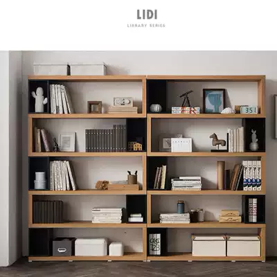 Simple modern bookshelf shelf Creative bookcase Office combination rack Living room compartment display cabinet Multi-layer bookcase