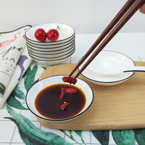 Soy sauce plate small plate small plate household dipping plate sauce sauce seasoning dish vinegar plate