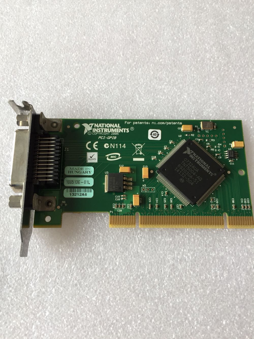 Brand new NI PCI-GPIB card narrow board 2007 version small card 778032-01 original dress Invoicing