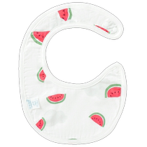 Hani Sky baby pure cotton saliva towel cute fruit bib baby eating small bib bamboo fiber triangle towel