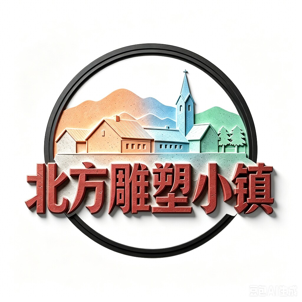 北方雕塑小镇的LOGO