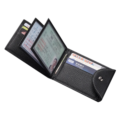 Универсальный мужской вместительный и большой защитный чехол для водительских прав, картхолдер, из натуральной кожи