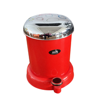 Special foot on the trash can home with inner tank bathroom foot kitchen with lid pull tube Big Red Black