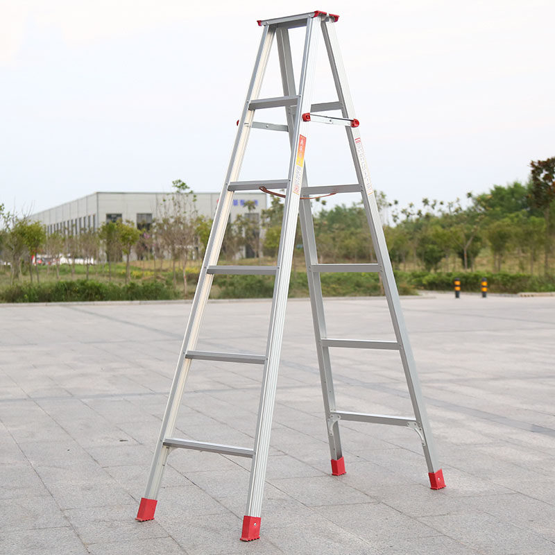 Widening Thickening 23 m Double Side Aluminum Alloy Ladder Herringbone Engineering Ladder Folding Furnishing Home Climbing Escalator stool