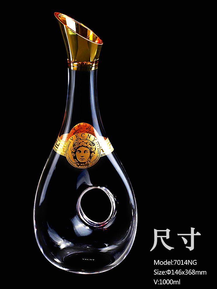 Khuyến mãi hạn chế Pha lê decanter decanter ly rượu thủy tinh rót rượu - Rượu vang ly rượu vang ocean