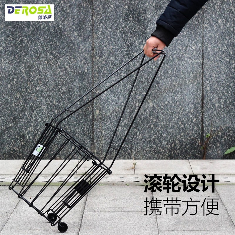 Delosa DEROSA Tennis car portable cart with wheel large-capacity pickup truck 72 72-grain 350-grain coach car