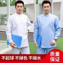 Dental doctor work clothes dental nurse split set collar long sleeve short sleeve men and women White coat beauty pharmacy