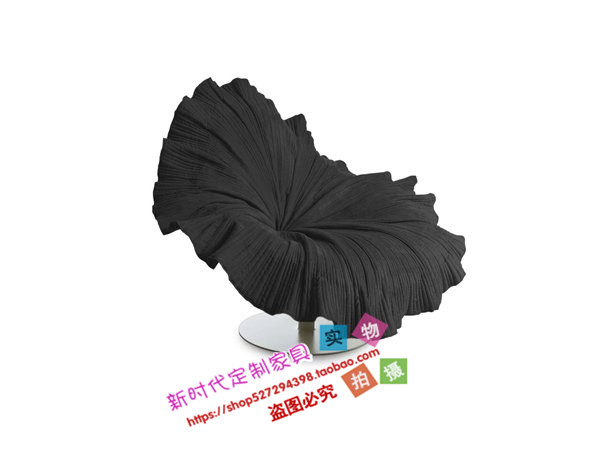 Nhà máy điểm FRP cánh hoa hoa ghế bành đám mây hình dạng giải trí ghế khách sạn mô hình phòng đồ nội thất - Đồ nội thất thiết kế ghế tựa lưng