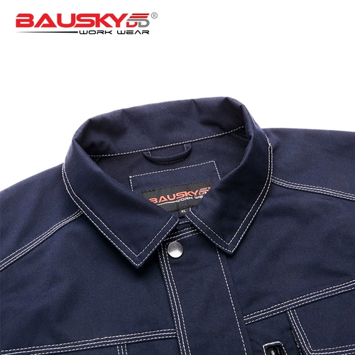 Bauskydddddd -Lit Worker Установка Установка унифицированная пружинная и осенняя куртки, устойчивые к износу, карманные карманные хлопок хлопок