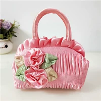 8715 розовый цветочный мешок