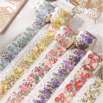 Twilight Alien and Paper Tape Versailles Garden Fresh Flowers Rose Mountain Tea Account Decoration Paste