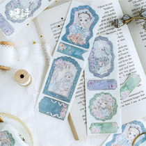 Sugar Poetry Special Inks and Paper Adhesive Tapes Noble Girl Gothic Photo Frame Girl Hands Account Diary to decorate Thehua