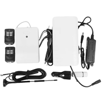 Electric rolling shutter garage door vehicle automatic recognition door opening delay closing system rolling shutter door controller