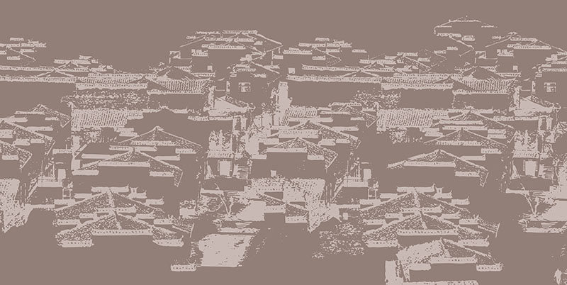 背景墙新中式阁楼