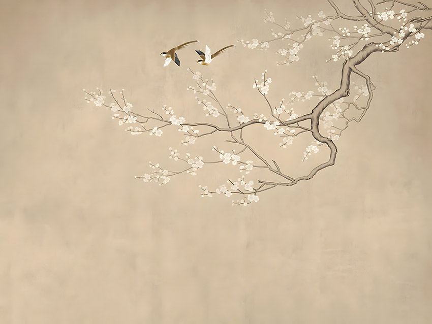 不分层新中式手绘