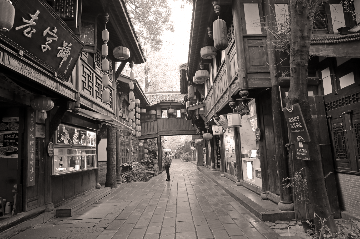 古成都街景怀旧风