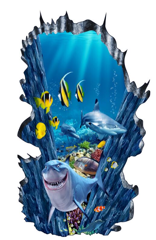 3D装饰画海底世