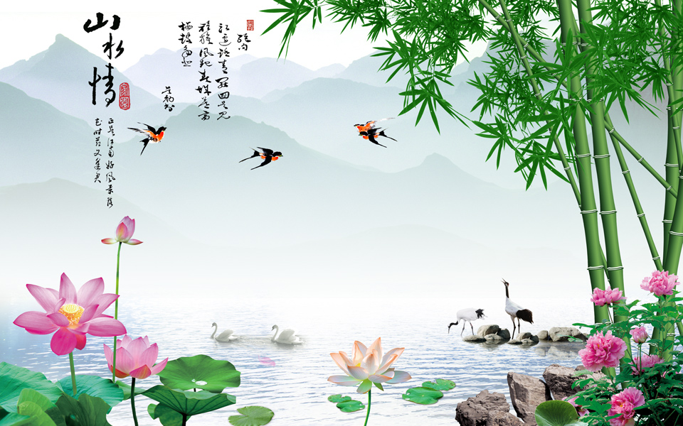 山水情,山水情竹