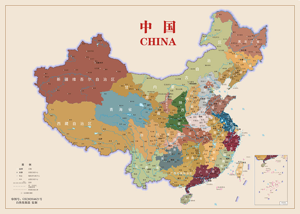 背景墙中国地图