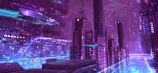 赛博朋克风 科技